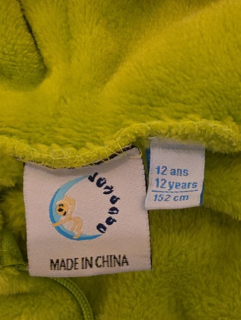 Disney Monsters Inc Hooded One-Piece Footie Pajamas Size 12 Years Old